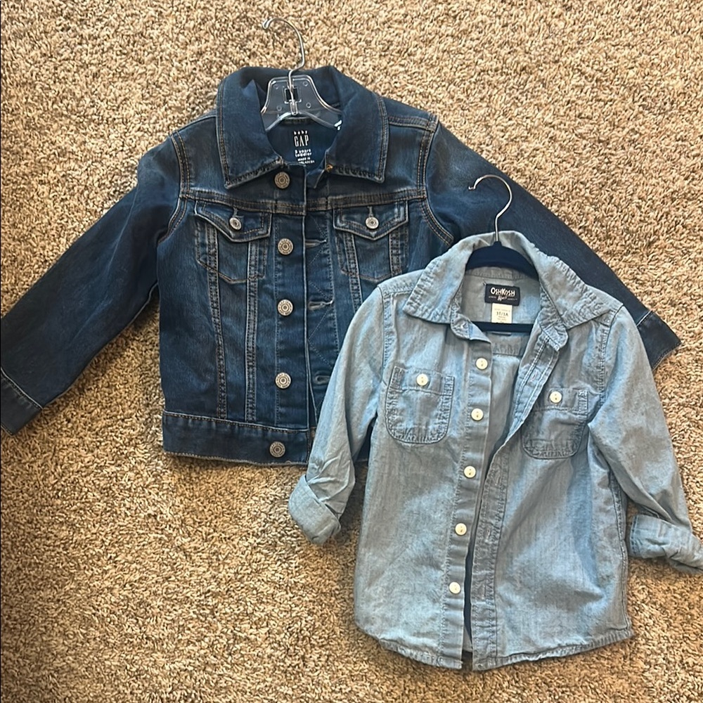 GAP Blue Jean Jacket Classic Denim Style